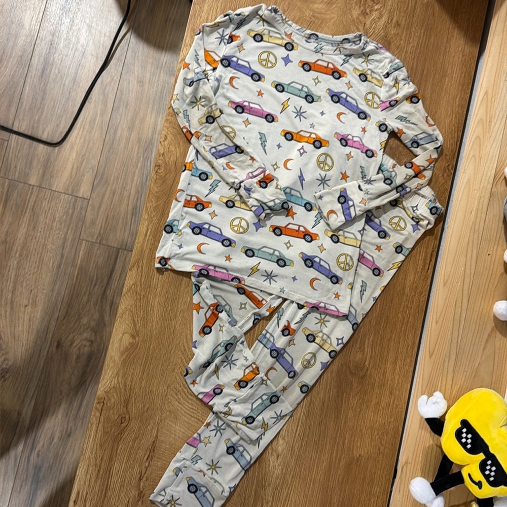 Posh Peanut Bamboo Pajama Set - Cars
